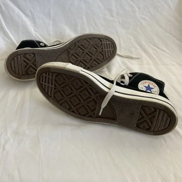 Converse All Stars Classic  Black Chuck Taylor High Tops Men's Size 9 - Picture 7 of 10